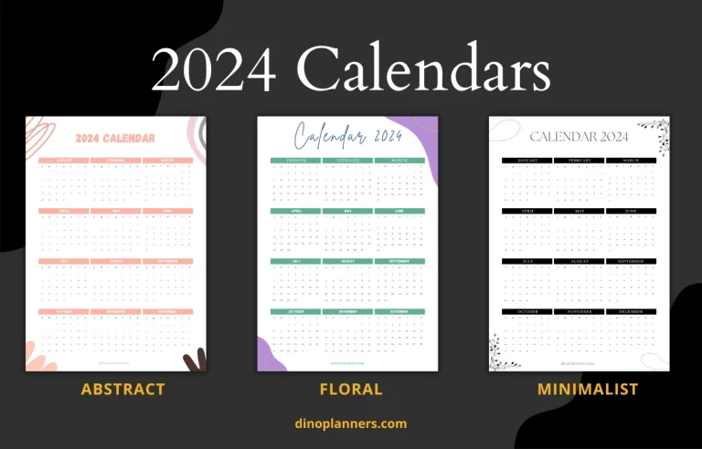 2024 yearly calendars