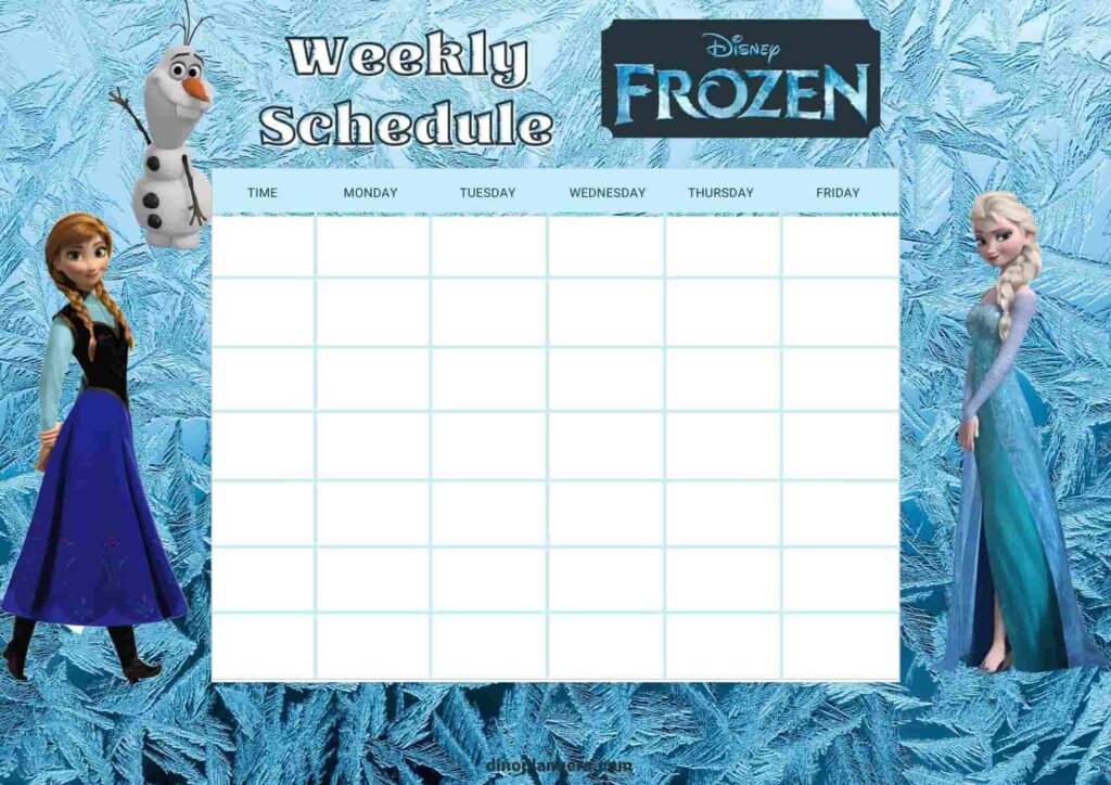 Frozen class schedule